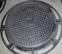 ductile iron/gray iron manhole cover for sewage