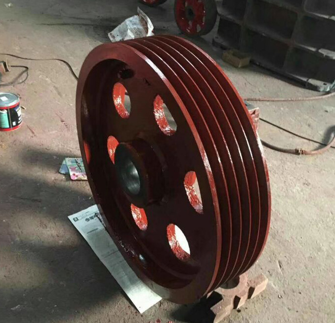cast iron pulley for jaw crusher