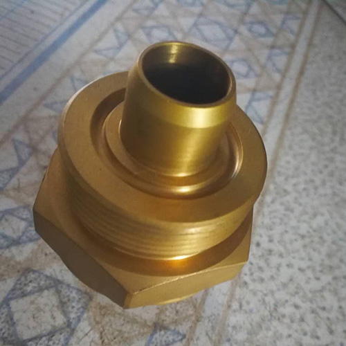Cast brass bolt, nut, thread