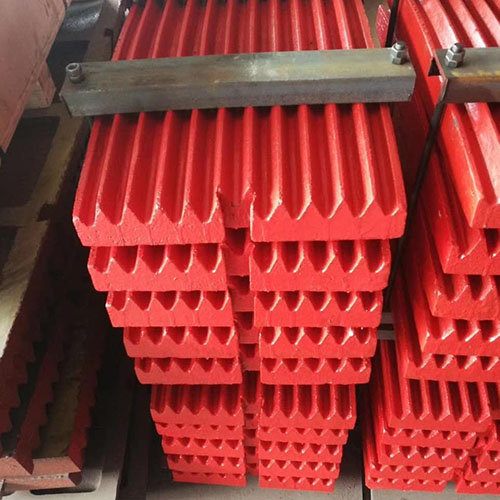 customized cast high manganese jaw plate