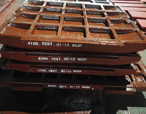 OEM cast high manganese jaw plate