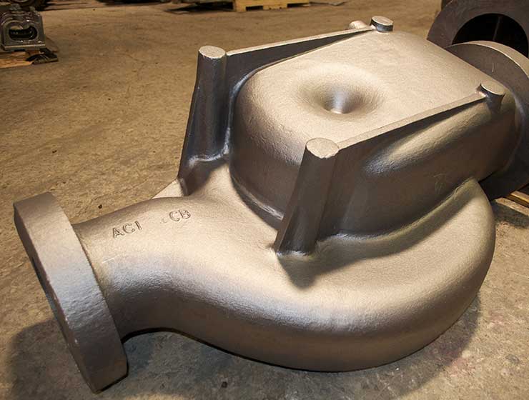 Investment casting stainless steel pump housing