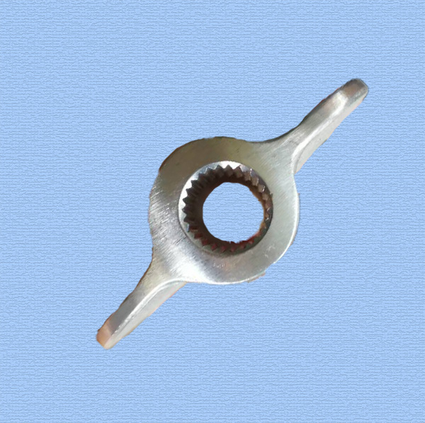 Valve plate with spline