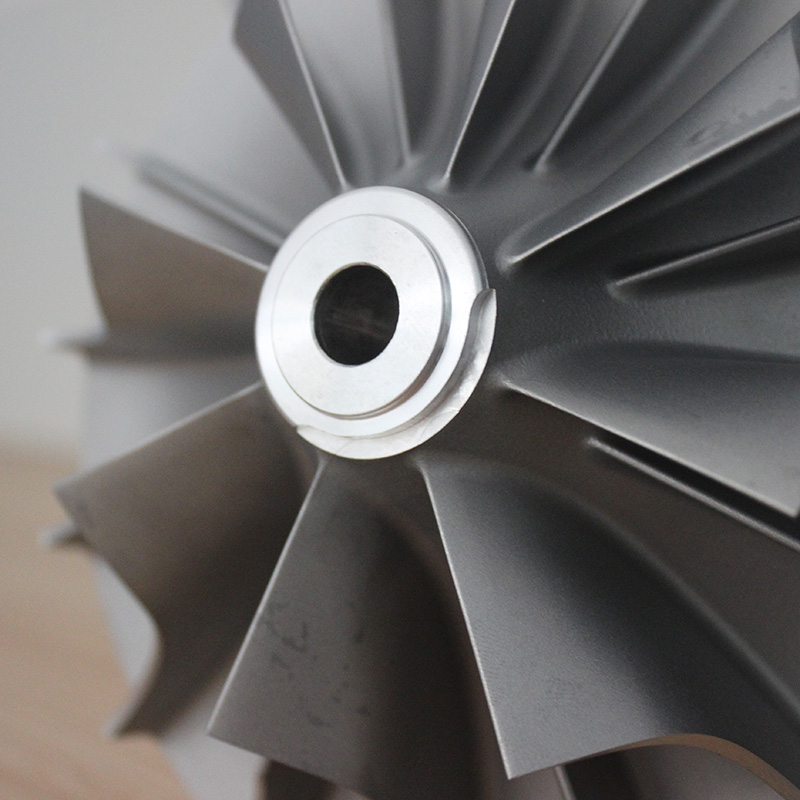 Turbocharger turbine impeller, compressor impeller