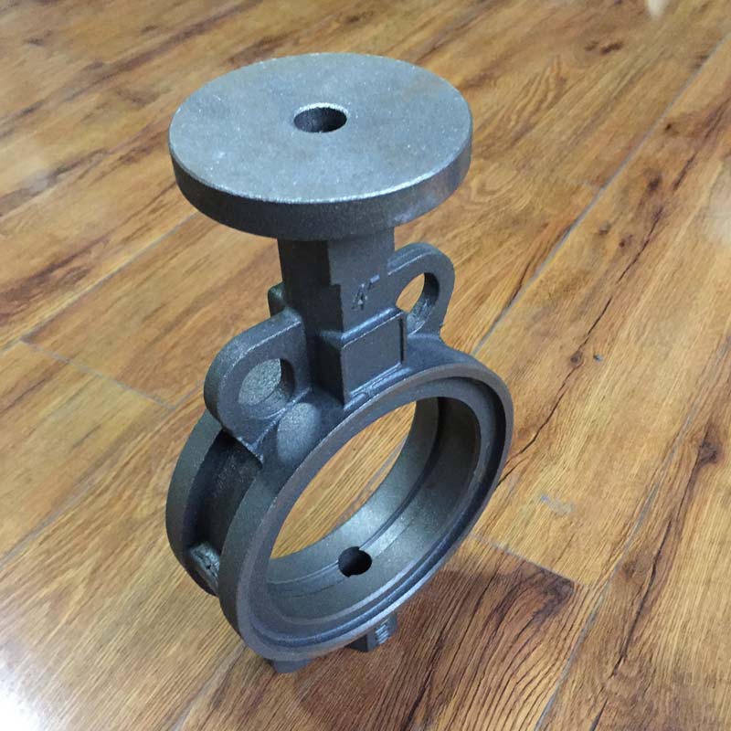 Butterfly valve body rough casting