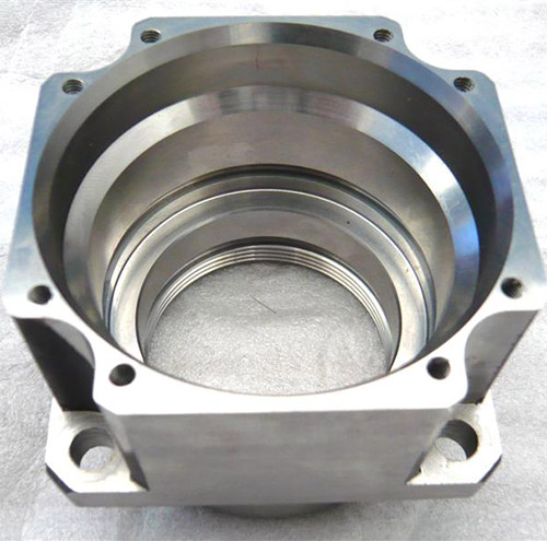 Casting and machined water pump housing
