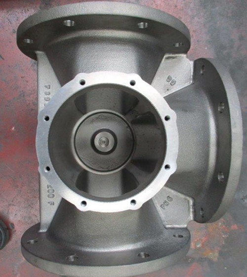 GG20 cast iron valve body
