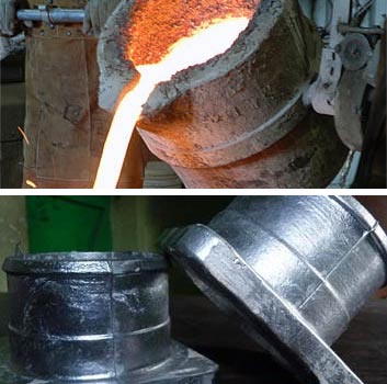 Aluminium Casting Mining Parts